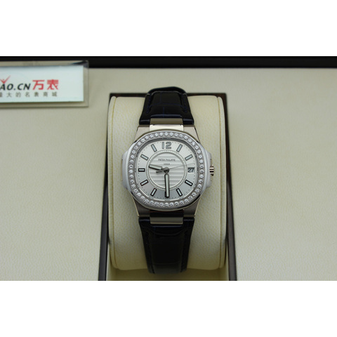 百达翡丽Patek Philippe-Nautilus系列 7010G-001 女士石英表