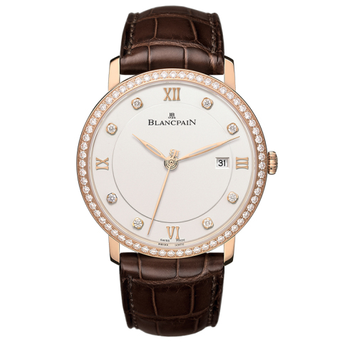 宝珀Blancpain-Villeret系列 6651-2987-55B 男士自动机械表